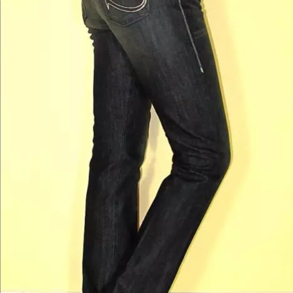 Rock & Republic Stella Straight Leg Dark Jeans Y2K Vintage Low Rise size 23 XXS - Picture 7 of 8